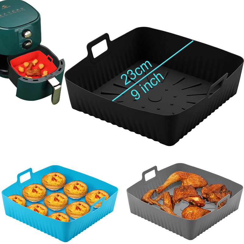 Air Fryer Silicone Pot Liner - Grande 23 centimetri Friggitrice Ad Aria