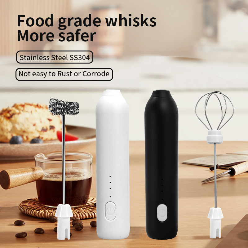 Electric Milk Frother Handheld - Montalatte elettrico 2 in 1 +