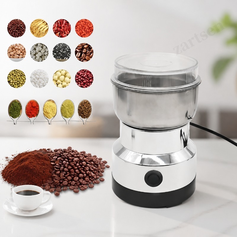 Coffee Bean Grinder Electric - Macinacaffè Elettrico Multifunzione da Cucina con