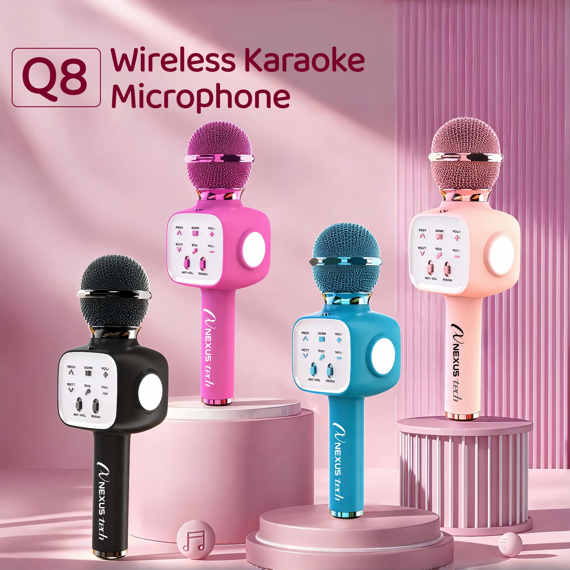 Home Appliances - Microfono Karaoke Wireless Bluetooth 5.2 5