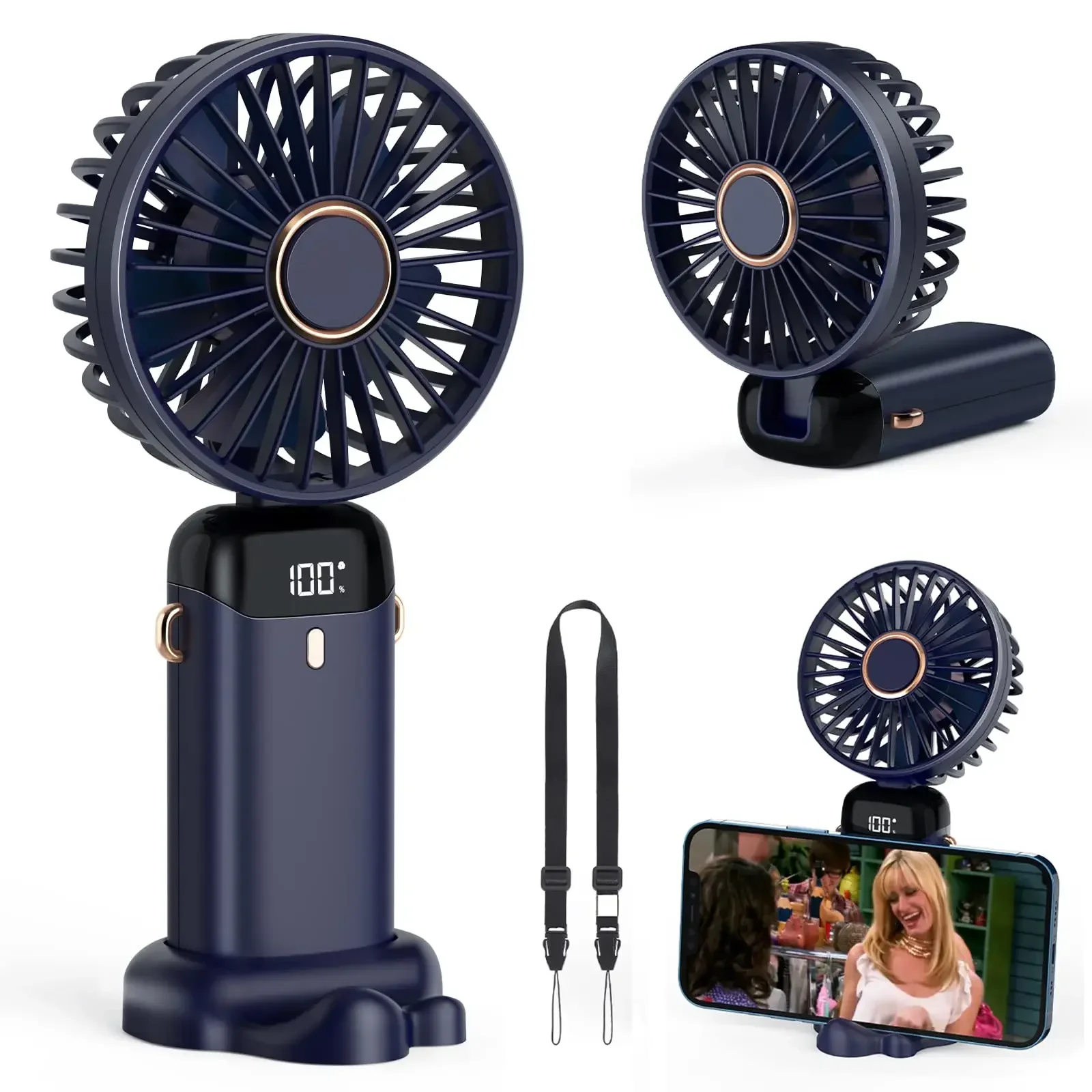 Portable Blender Usb Rechargeable - Mini ventilatore portatile da 5000 mAh