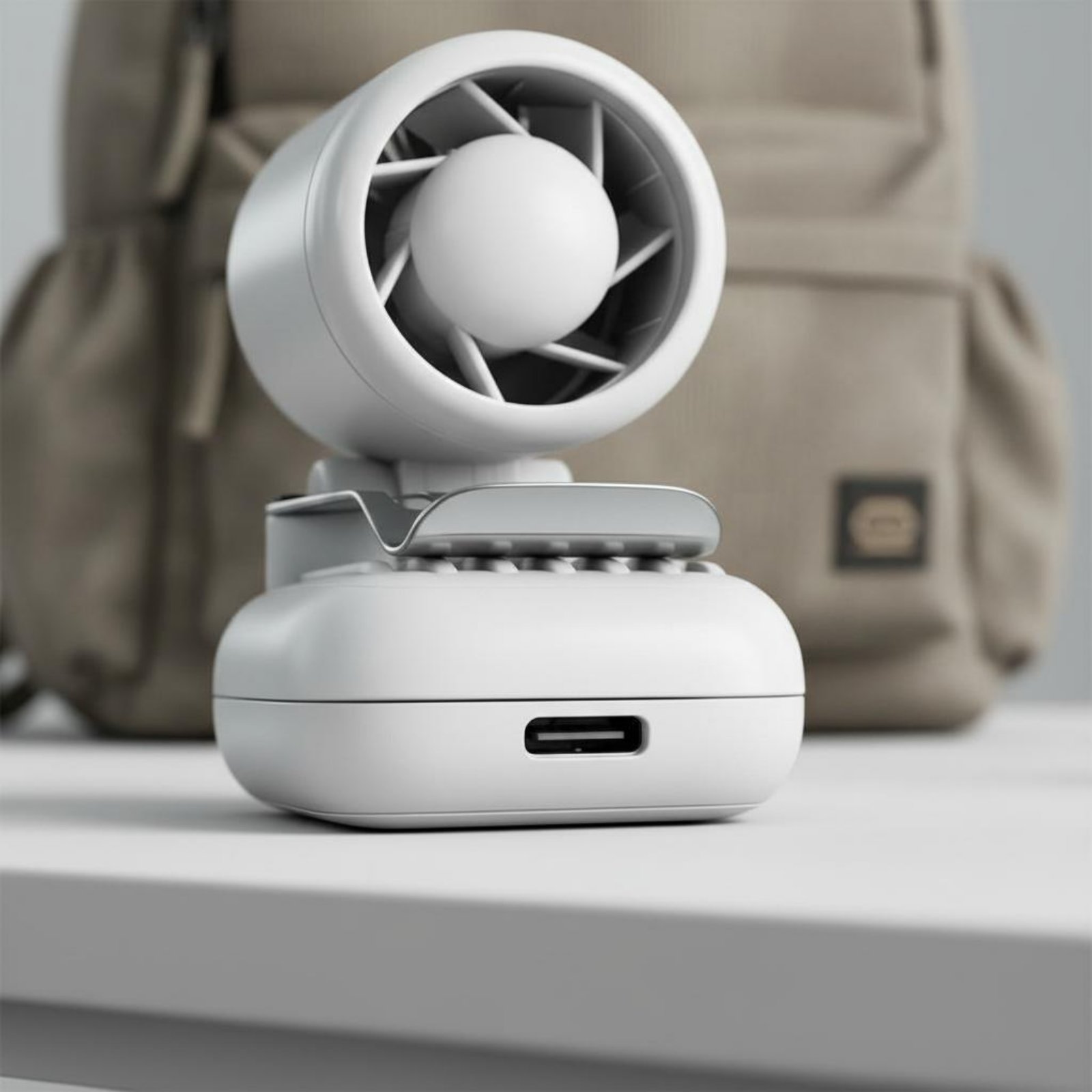 Small Appliances - Mini Ventilatore a Clip USB Potente,