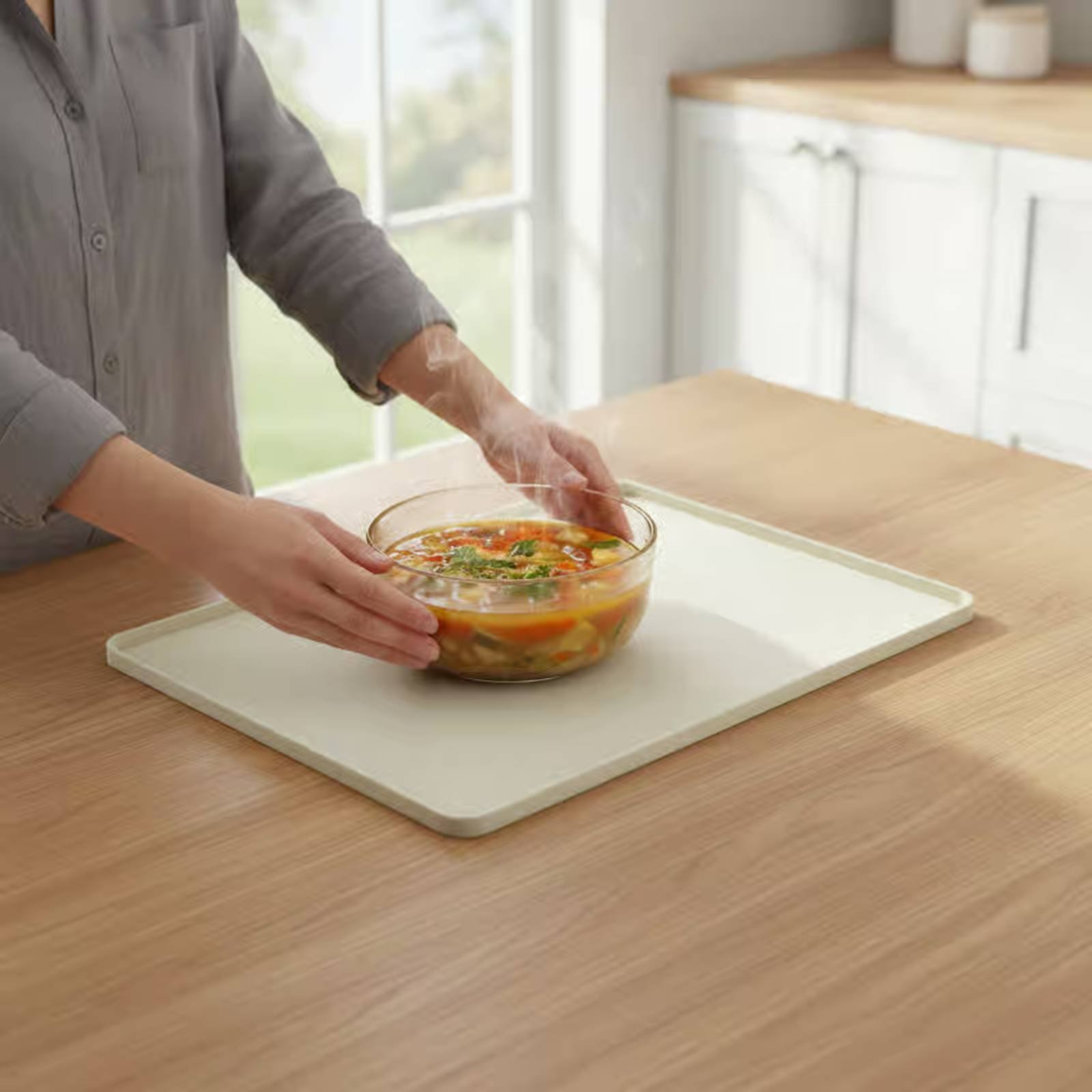 Kitchen Appliances - Tappetino in Silicone per Microonde, Protezione