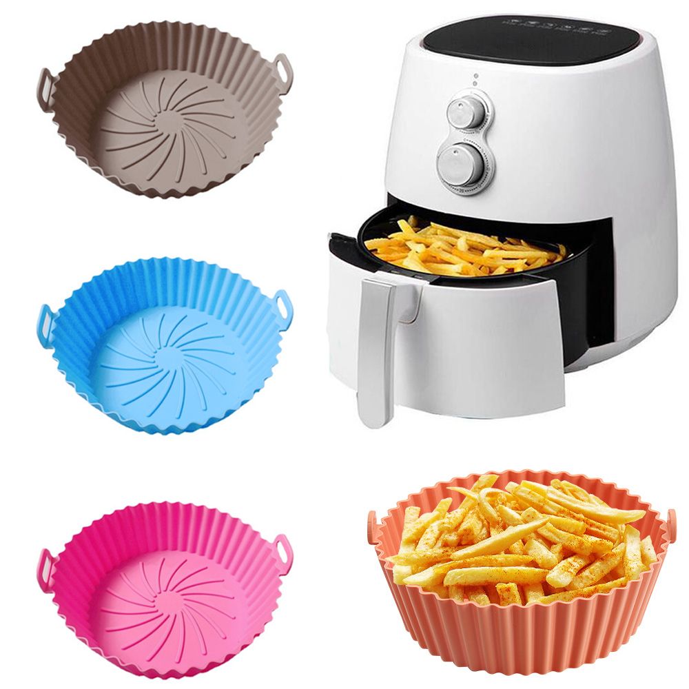 1 pz cestello da forno per fri - Air Fryer Silicone Pot Liner recensione e prezzo