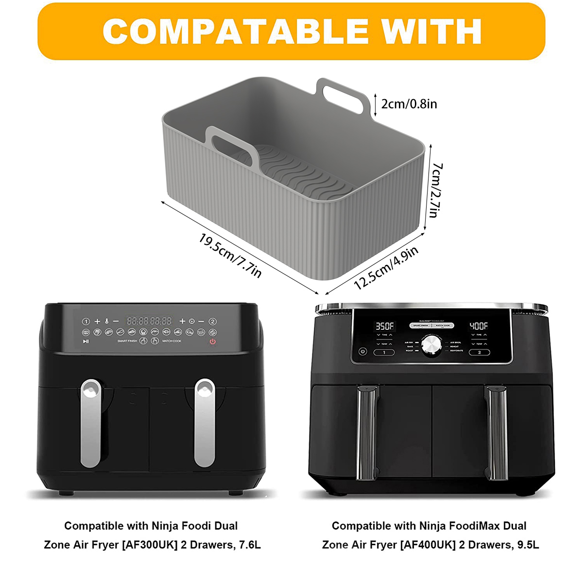Fodera per friggitrice ad aria - Air Fryer Silicone Pot Liner recensione e prezzo