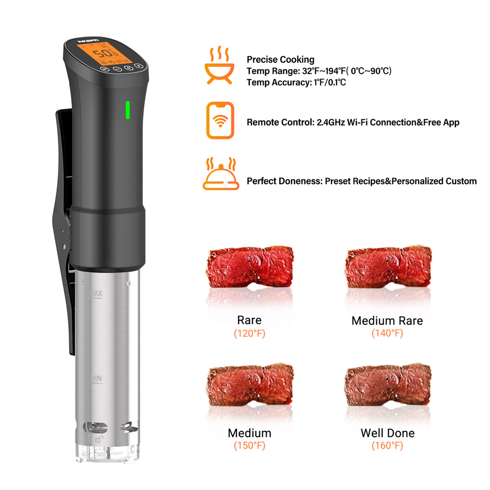 INKBIRD cookary Sous Vide ISV- - Digital Sous Vide Precision Cooker recensione e prezzo