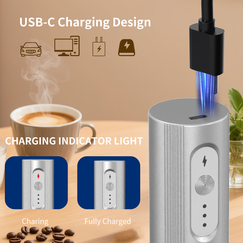Montalatte Elettrico Ricaricab - Electric Milk Frother Handheld recensione e prezzo