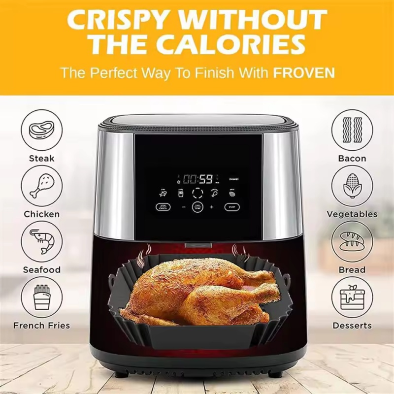 Vassoio per pentola per friggi - Air Fryer Silicone Pot Liner recensione e prezzo