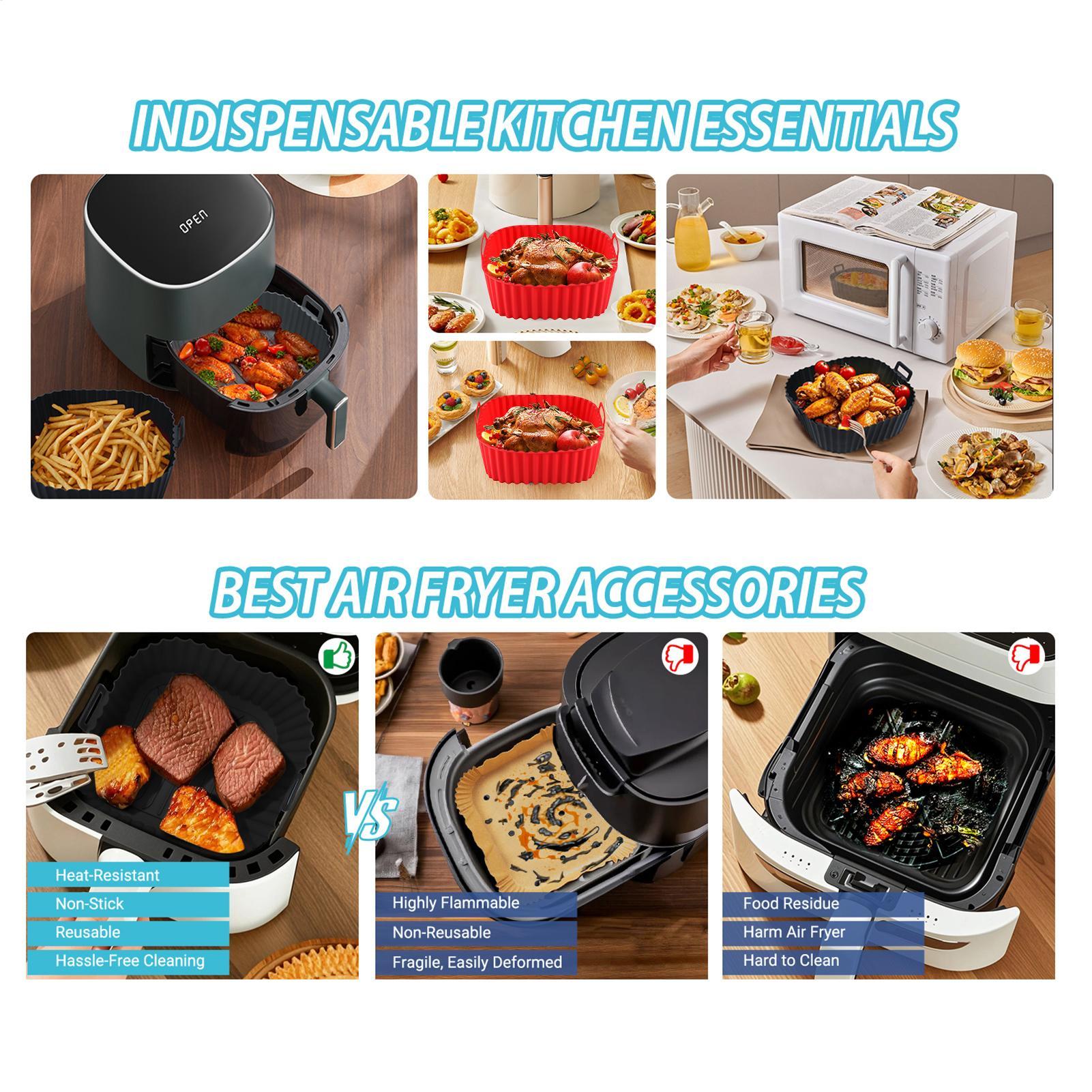 Teglie in silicone per friggit - Air Fryer Silicone Pot Liner recensione e prezzo