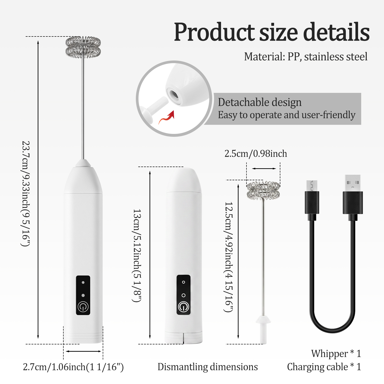 Montalatte Wireless Portatile, - Electric Milk Frother Handheld recensione e prezzo